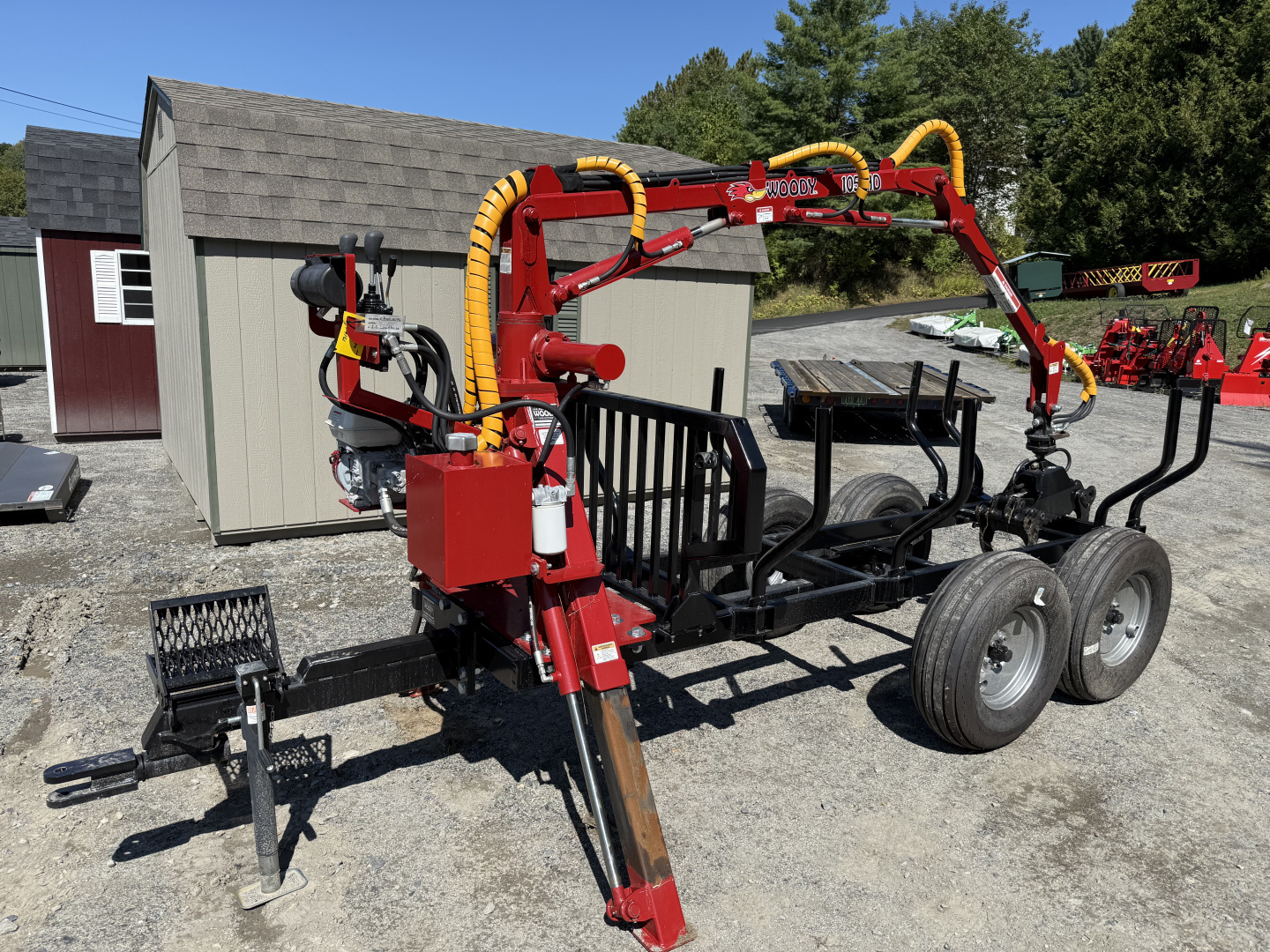 New 2025 WOODY 105HD LOG TRAILER