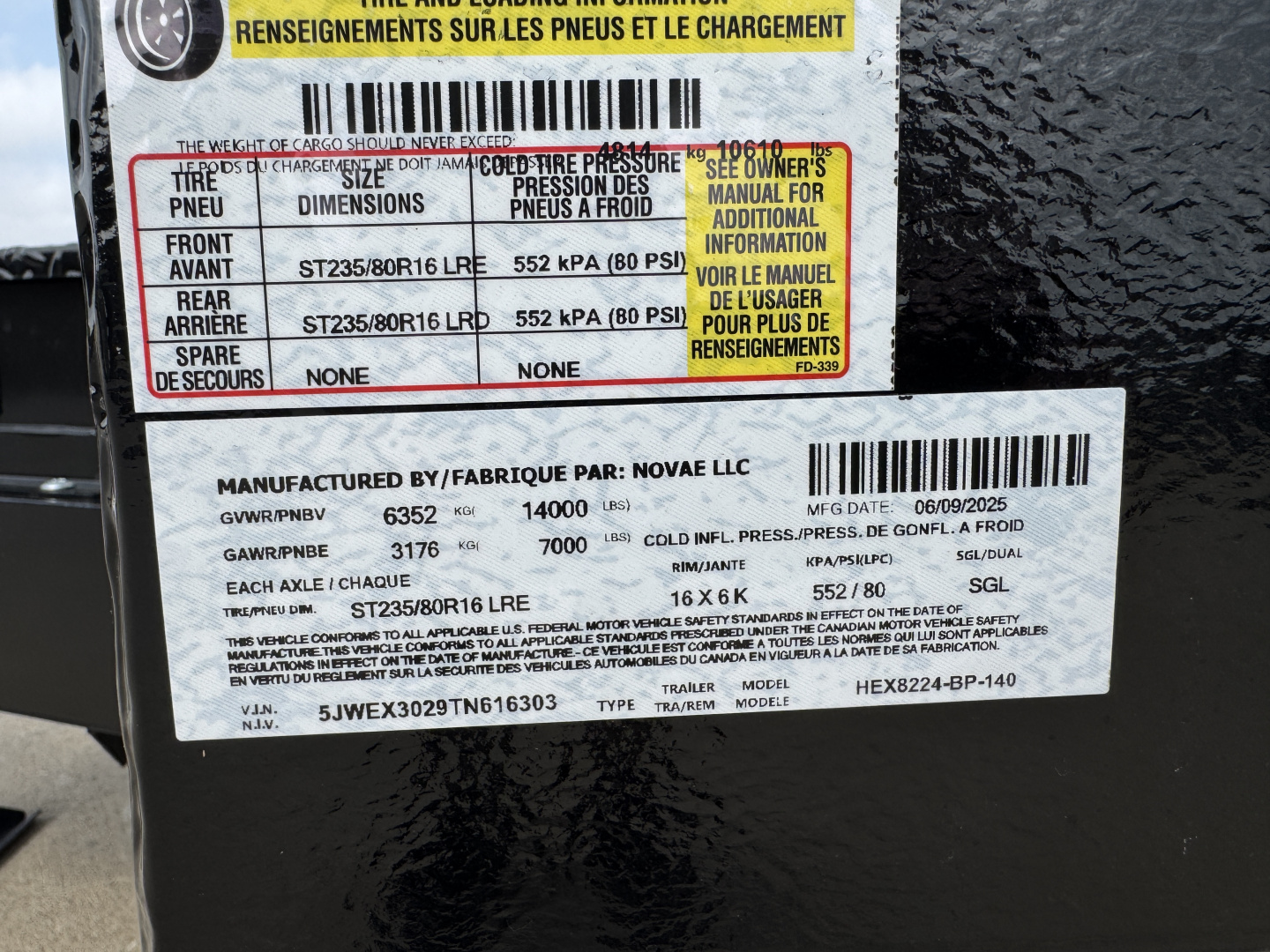 New 2026 H&H Trailers EX-24 14k Tilt Trailer