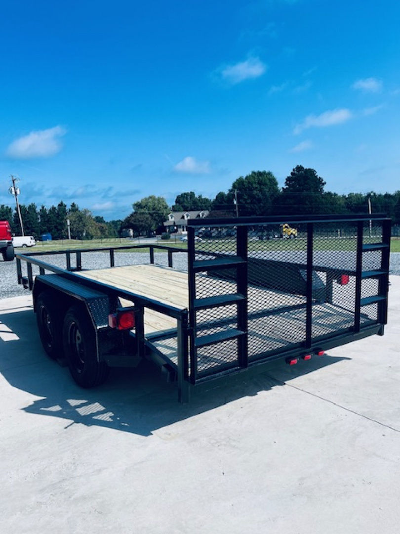 New 2025 Nolan 7X14 Landscape Utility Trailer 7K Tandem Axle