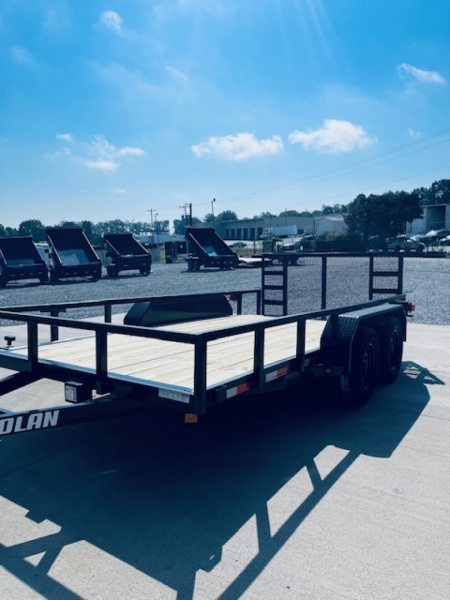 New 2025 Nolan 7X14 Landscape Utility Trailer 7K Tandem Axle