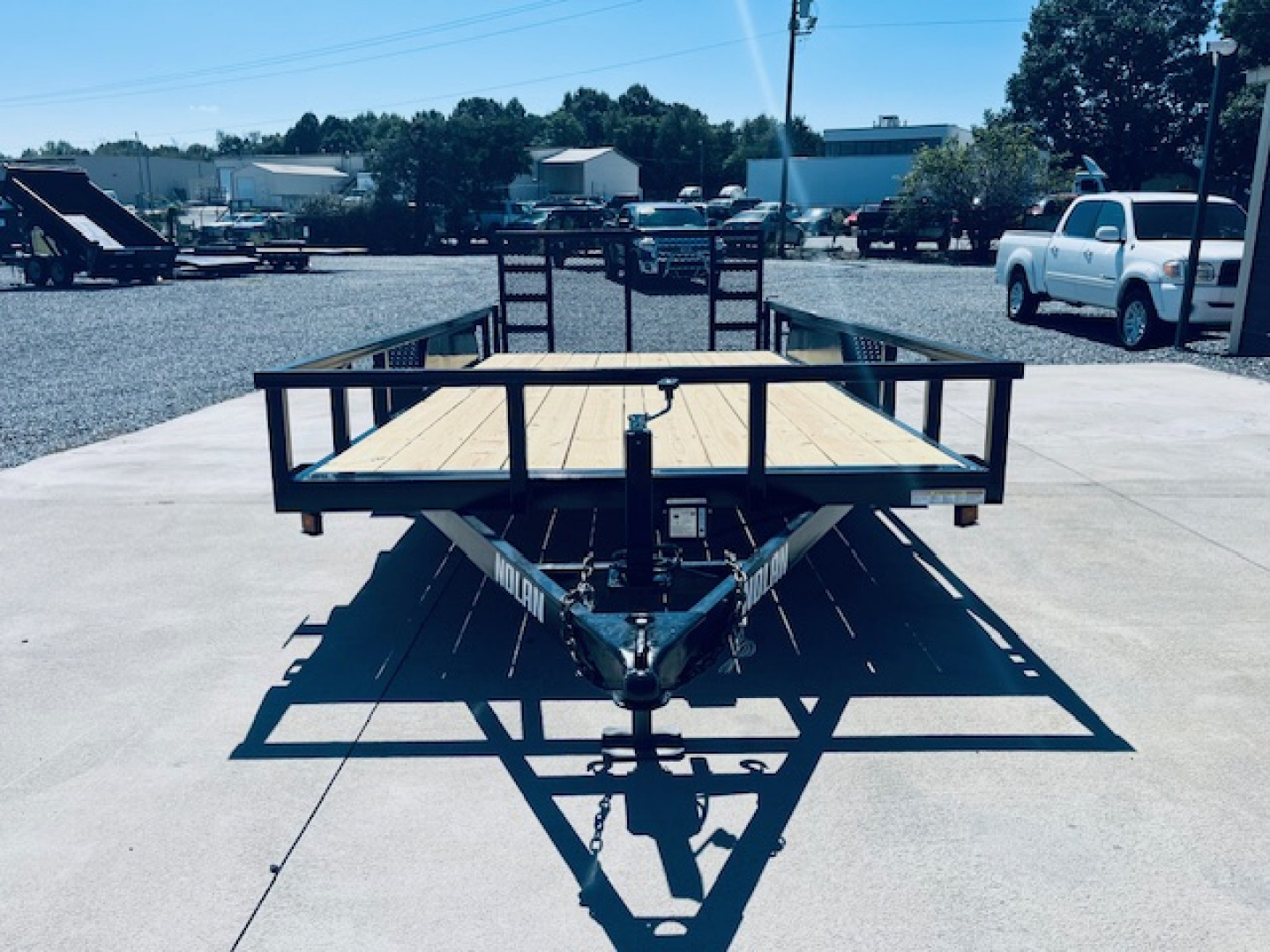 New 2025 Nolan 7X16 Landscape Utility Trailer 7K Tandem Axle