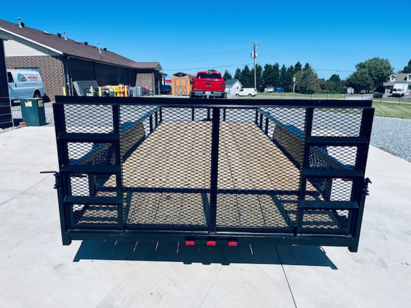 New 2025 Nolan 7X16 Landscape Utility Trailer 7K Tandem Axle
