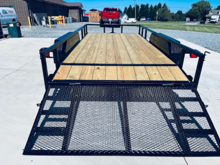 New 2025 Nolan 7X16 Landscape Utility Trailer 7K Tandem Axle