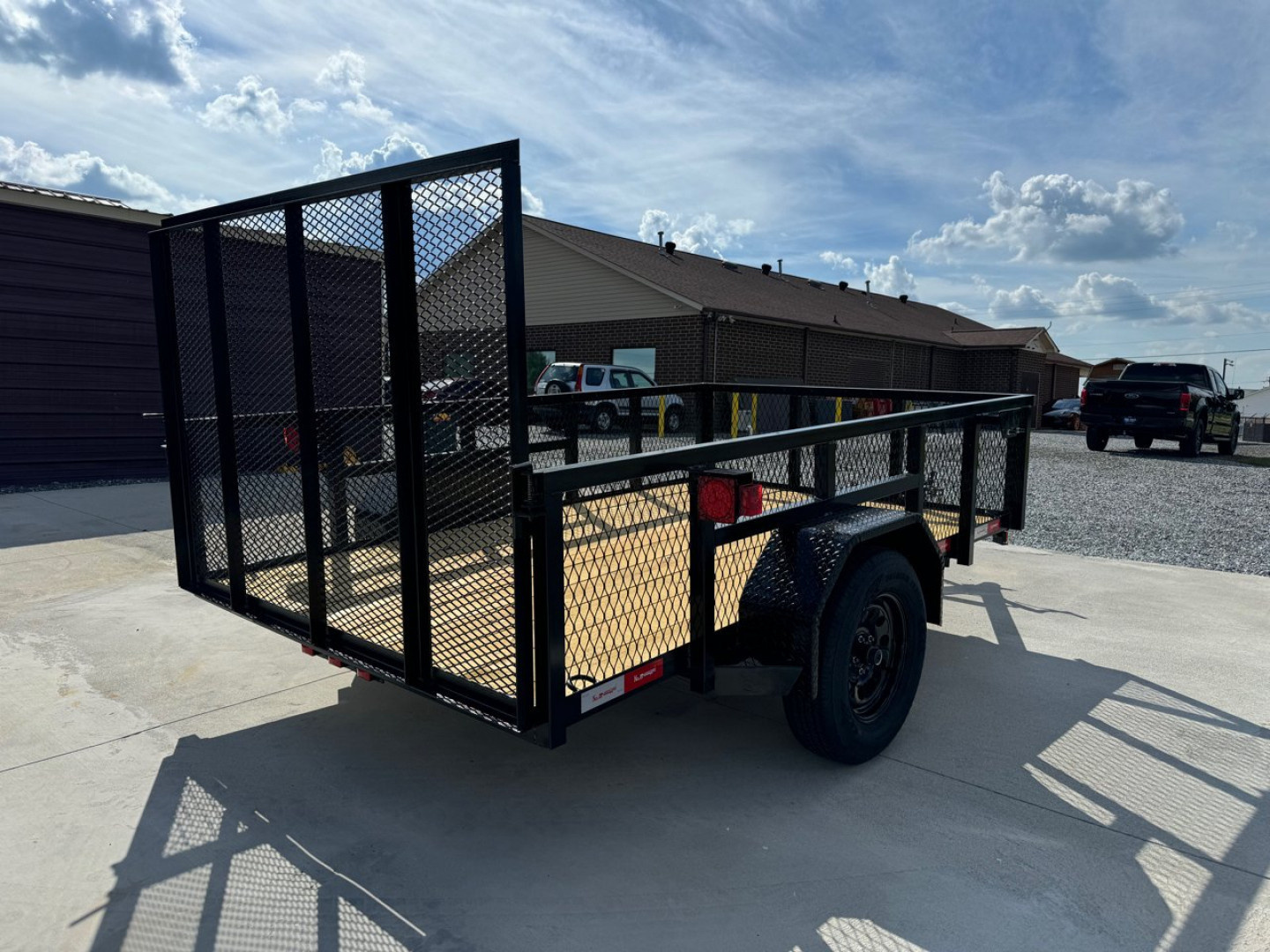 New 2025 Nolan 6X10 Landscape Utility Trailer w/2ft Mesh Sides 3K