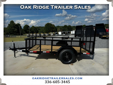 New 2025 Nolan 6X10 Landscape Utility Trailer w/2ft Mesh Sides 3K