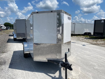 New 2025 Cynergy 2 5x8 SA Enclosed Trailer, Cargo / Enclosed Trailer, 5' interior height, 35k axle, .080 Polycore exterior