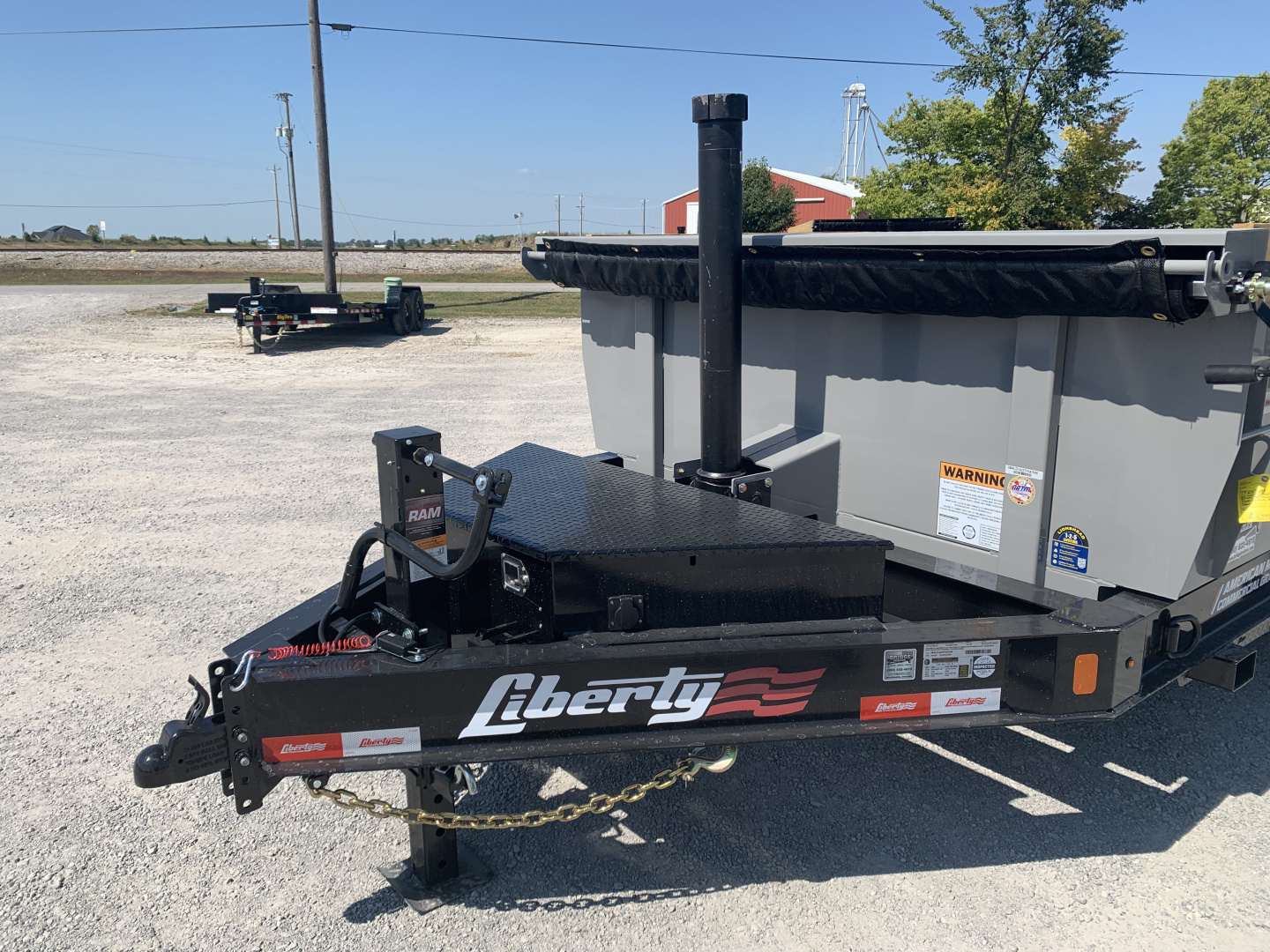 New 2026 Liberty LD14K83X14B8TSFT (83" X 14') 15.4K Telescopic Dump Trailer