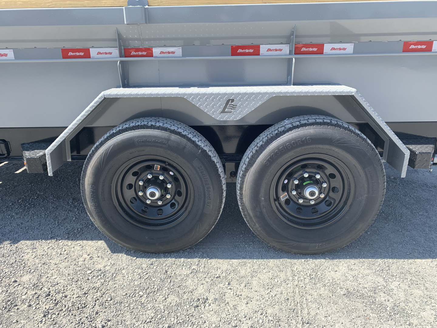 New 2026 Liberty LD14K83X14B8TSFT (83" X 14') 15.4K Telescopic Dump Trailer