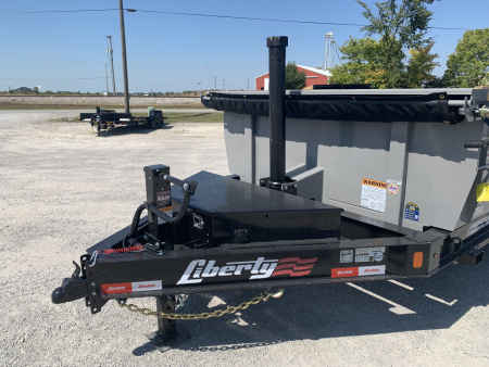 New 2026 Liberty LD14K83X14B8TSFT (83" X 14') 15.4K Telescopic Dump Trailer