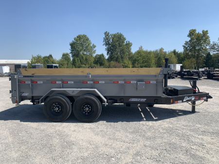 New 2026 Liberty LD14K83X14B8TSFT (83" X 14') 15.4K Telescopic Dump Trailer