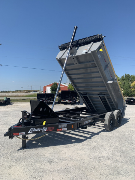New 2026 Liberty LD14K83X14B8TSFT (83" X 14') 15.4K Telescopic Dump Trailer