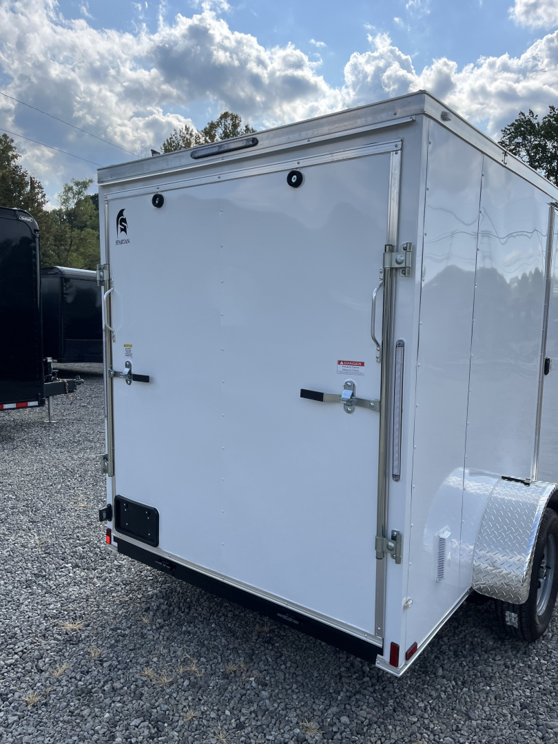 New 2026 Spartan Cargo 6x10 Enclosed Trailer, 6'6" Interior, Single Axle, Stabledeck Floor