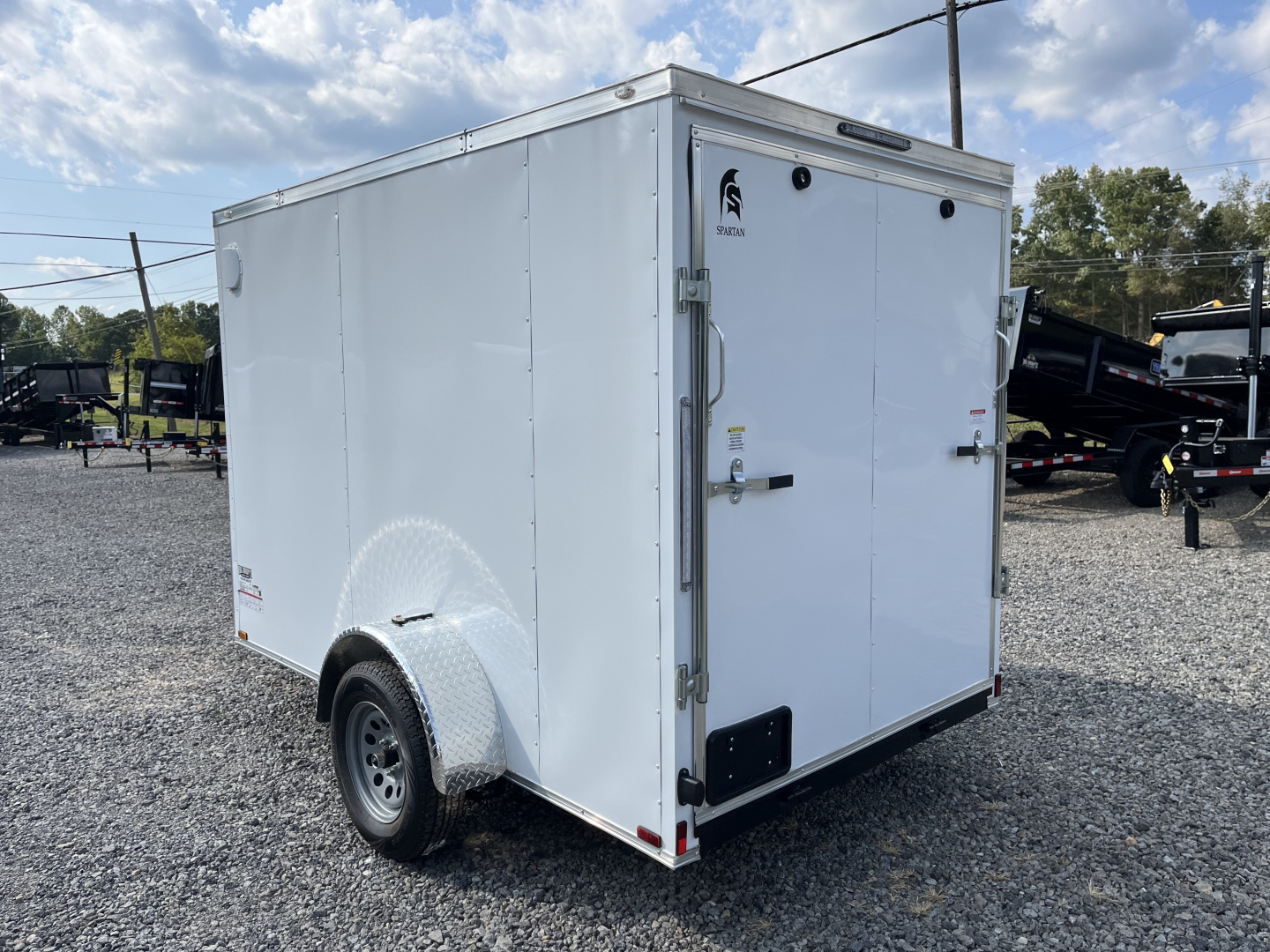 New 2026 Spartan Cargo 6x10 Enclosed Trailer, 6'6" Interior, Single Axle, Stabledeck Floor