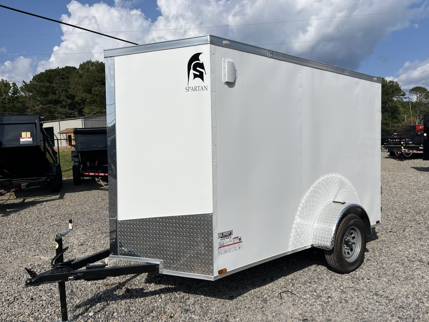 New 2026 Spartan Cargo 6x10 Enclosed Trailer, 6'6" Interior, Single Axle, Stabledeck Floor