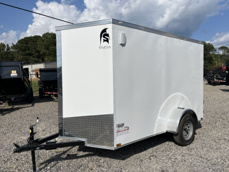 New 2026 Spartan Cargo 6x10 Enclosed Trailer, 6'6" Interior, Single Axle, Stabledeck Floor