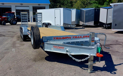 New 82 X 24 + 2 GALVANIZED EQUIPMENT TRAILER 8 K AXLES 2026 TRIUMPH