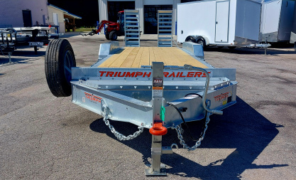 New 82 X 24 + 2 GALVANIZED EQUIPMENT TRAILER 8 K AXLES 2026 TRIUMPH