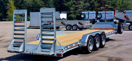 New 82 X 24 + 2 GALVANIZED EQUIPMENT TRAILER 8 K AXLES 2026 TRIUMPH