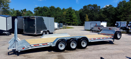 New 82 X 24 + 2 GALVANIZED EQUIPMENT TRAILER 8 K AXLES 2026 TRIUMPH