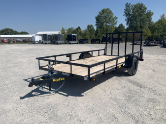 New 2026 Big Tex Trailers 35SA-14R1A-4PBK (77  x 14') 2.9K Utility Trailer