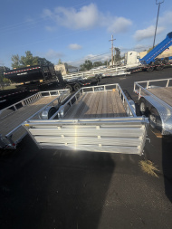 New H&H Trailers 7x14 3k alum Tube top wood deck