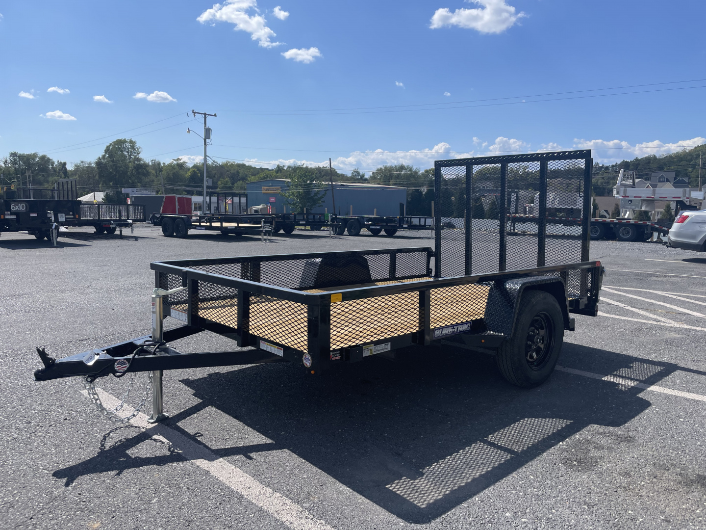 New 2026 Sure-Trac 6X10 12" Mesh Utility Trailer