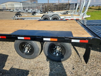 New 2026 Southland Trailers 24′ Tandem Axle Deckover Equipment Trailer – MEGA RAMP Flatbed Trailer