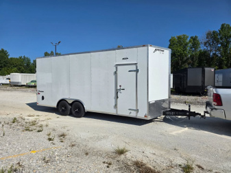 New 2026 Homesteader Trailer 8.5x20 TA Cargo / Enclosed Trailer, 7'6  interior height, 52k axles, .080 exterior, intrepid series