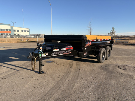 New 2026 Horizon Trailers EZ7 83''X12' DUMP BOX W/2'HIGH SIDES 14000 GVWR Dump Trailer