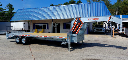 New 102x 20 + 5 GALVANIZED GOOSENECK DECKOVER EQUIMPMENT TRAILER 2026 TRIUMPH