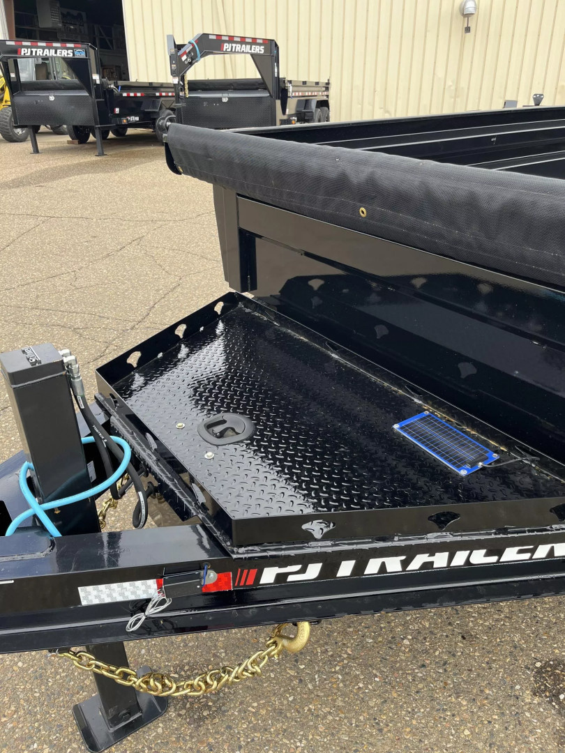 New 2026 PJ Trailers 83" x 16' DL Dump Trailer With Hydraulic Jack