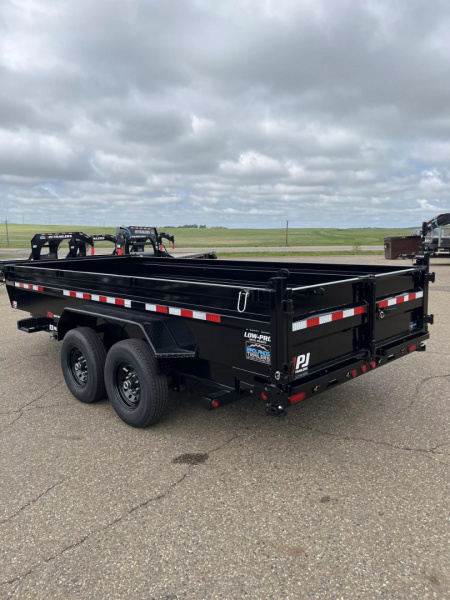 New 2026 PJ Trailers 83" x 16' DL Dump Trailer With Hydraulic Jack