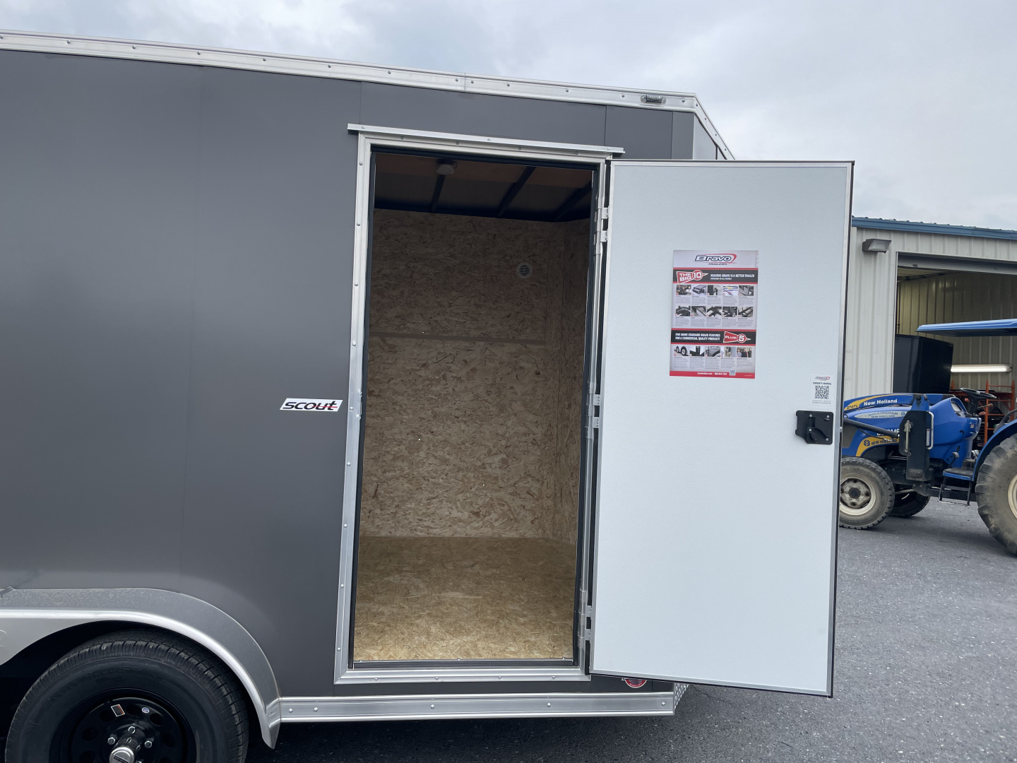 New 2026 Bravo 7X12 Scout Enclosed Trailer