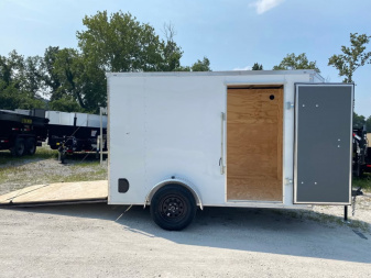 New 2025 Mammoth 6x10 SA Cargo / Enclosed Trailer, 6'3 interior height, 35k axle, .080 polycore exterior