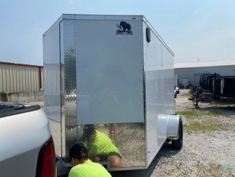 New 2025 Mammoth 6x10 SA Cargo / Enclosed Trailer, 6'3 interior height, 35k axle, .080 polycore exterior
