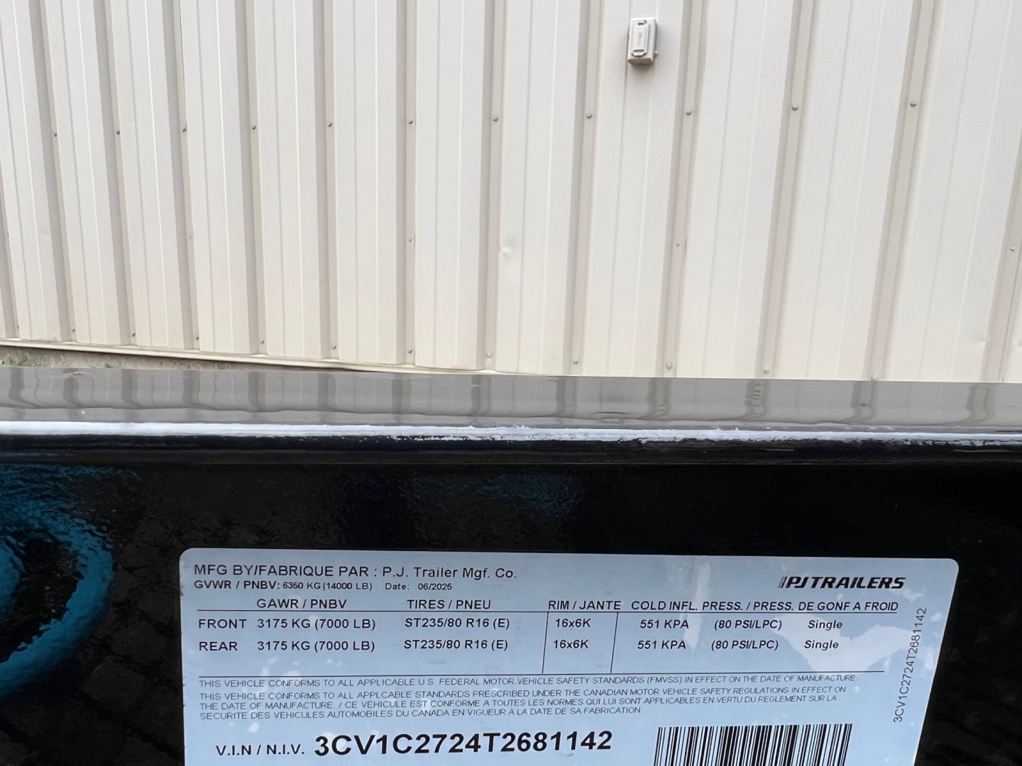 New 2026 PJ Trailers 22' CC Equipment Equipment Trailer