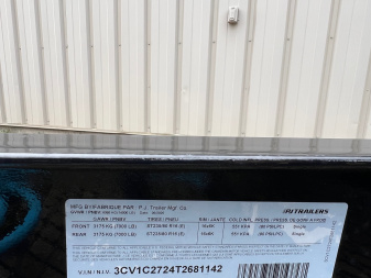 New 2026 PJ Trailers 22' CC Equipment Equipment Trailer