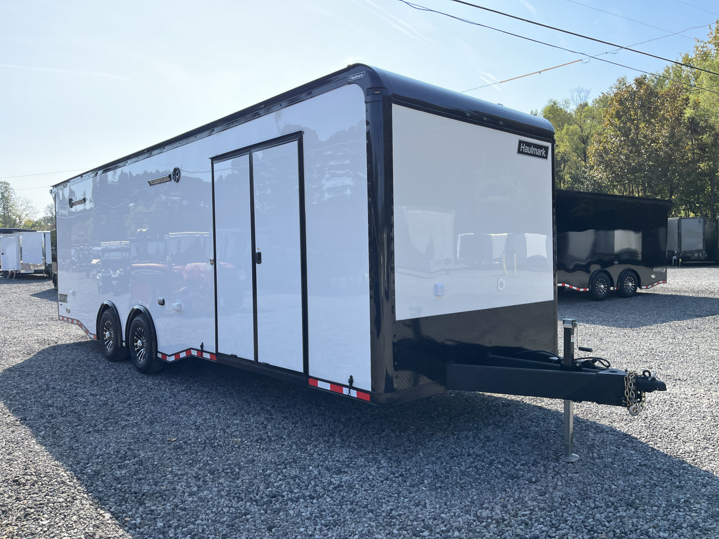 New 2026 Haulmark 28 EDGE Race Trailer - Turbo Package - 14K GVWR - Premium Escape Door