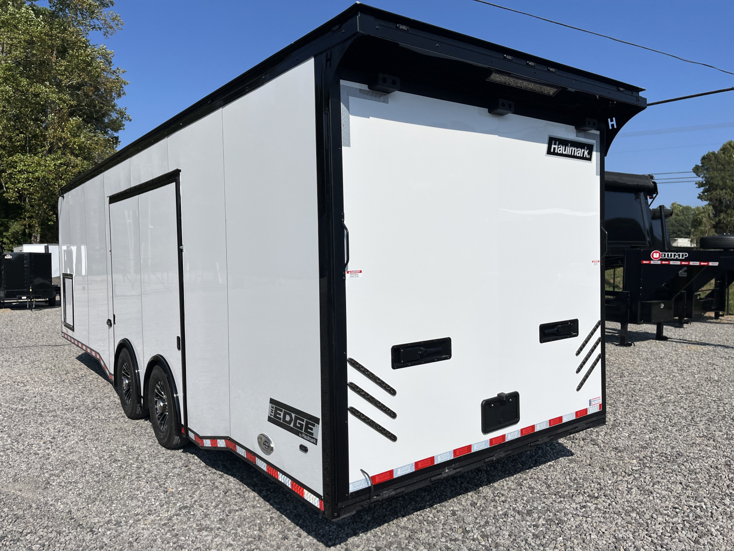 New 2026 Haulmark 28 EDGE Race Trailer - Turbo Package - 14K GVWR - Premium Escape Door