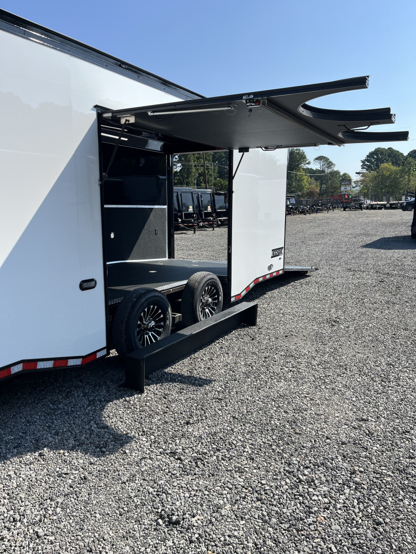 New 2026 Haulmark 28 EDGE Race Trailer - Turbo Package - 14K GVWR - Premium Escape Door