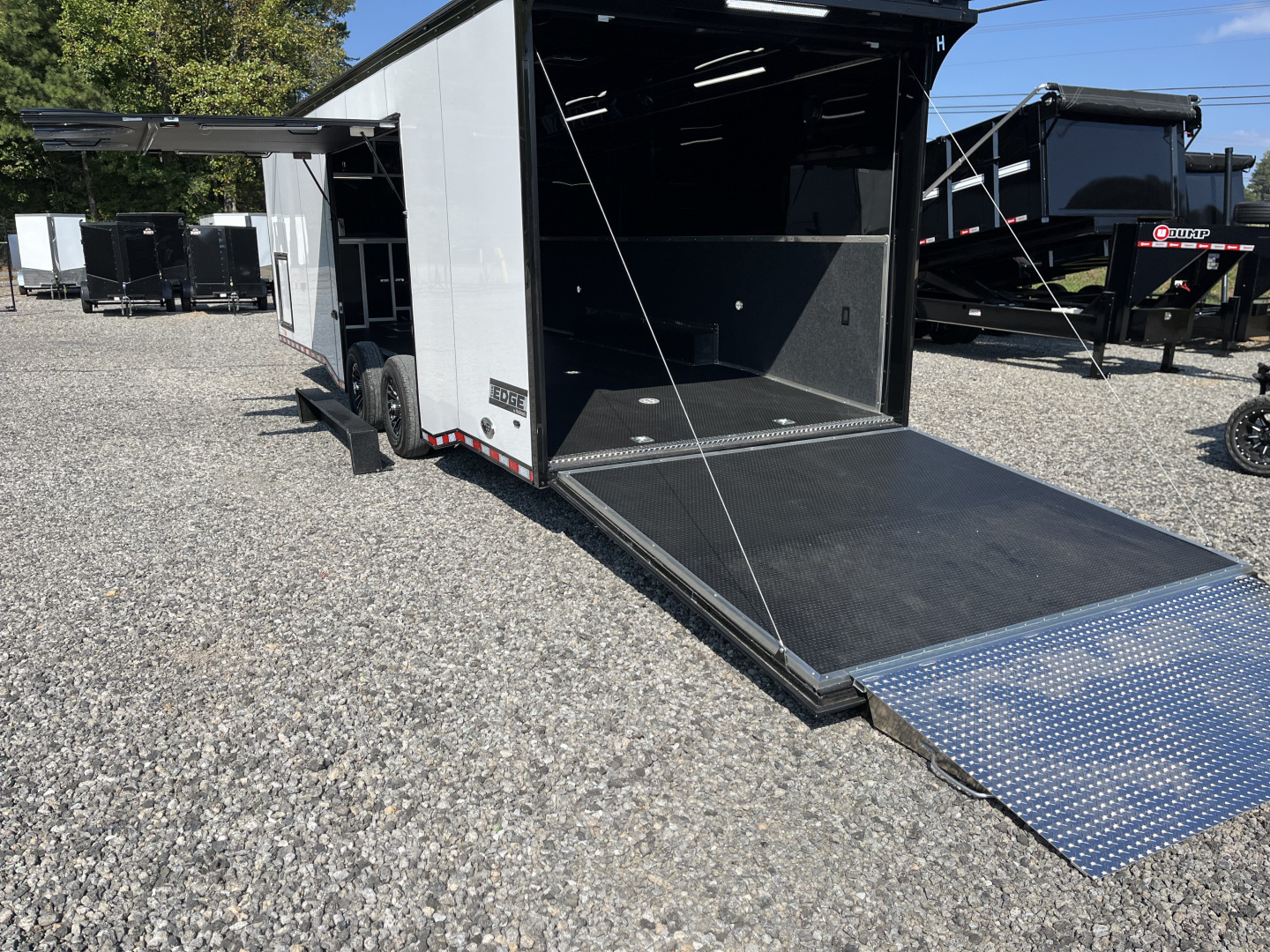 New 2026 Haulmark 28 EDGE Race Trailer - Turbo Package - 14K GVWR - Premium Escape Door