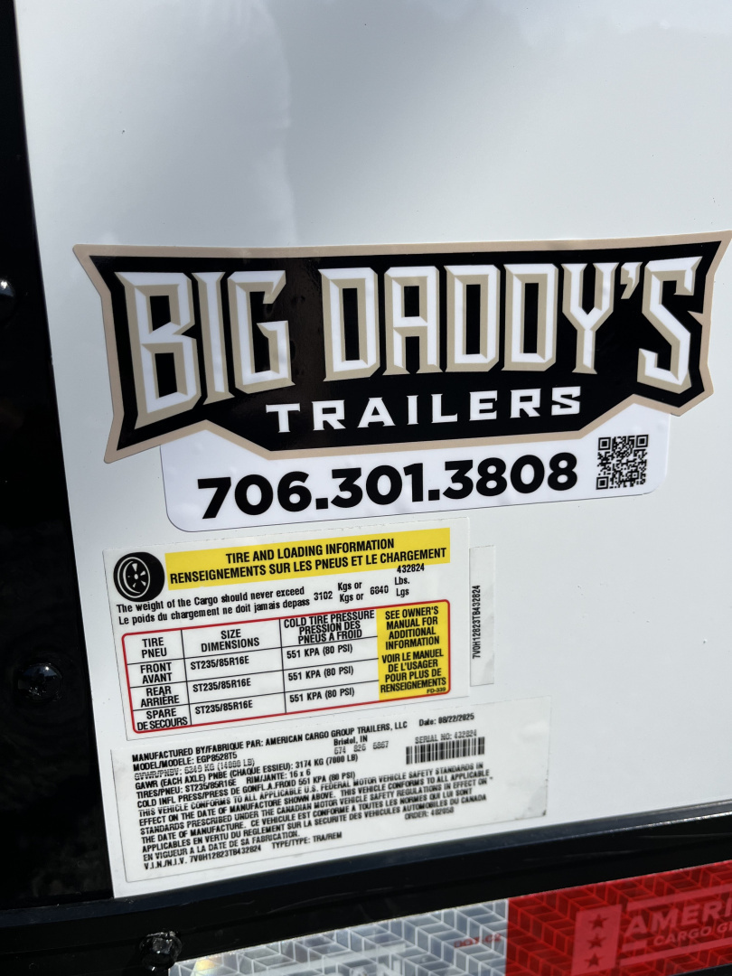 New 2026 Haulmark 28 EDGE Race Trailer - Turbo Package - 14K GVWR - Premium Escape Door