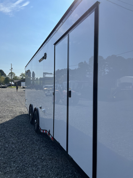 New 2026 Haulmark 28 EDGE Race Trailer - Turbo Package - 14K GVWR - Premium Escape Door