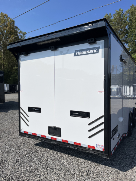 New 2026 Haulmark 28 EDGE Race Trailer - Turbo Package - 14K GVWR - Premium Escape Door