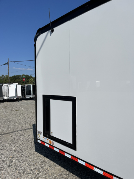 New 2026 Haulmark 28 EDGE Race Trailer - Turbo Package - 14K GVWR - Premium Escape Door