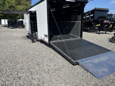 New 2026 Haulmark 28 EDGE Race Trailer - Turbo Package - 14K GVWR - Premium Escape Door