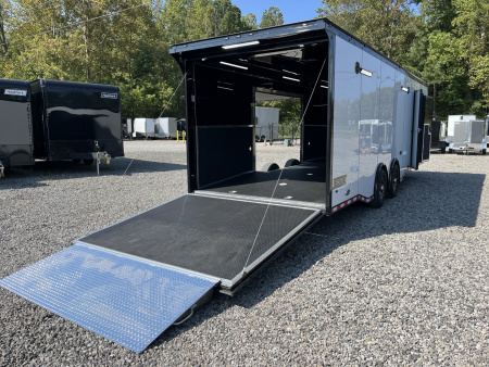 New 2026 Haulmark 28 EDGE Race Trailer - Turbo Package - 14K GVWR - Premium Escape Door