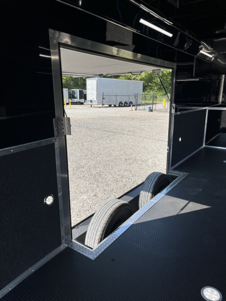 New 2026 Haulmark 28 EDGE Race Trailer - Turbo Package - 14K GVWR - Premium Escape Door