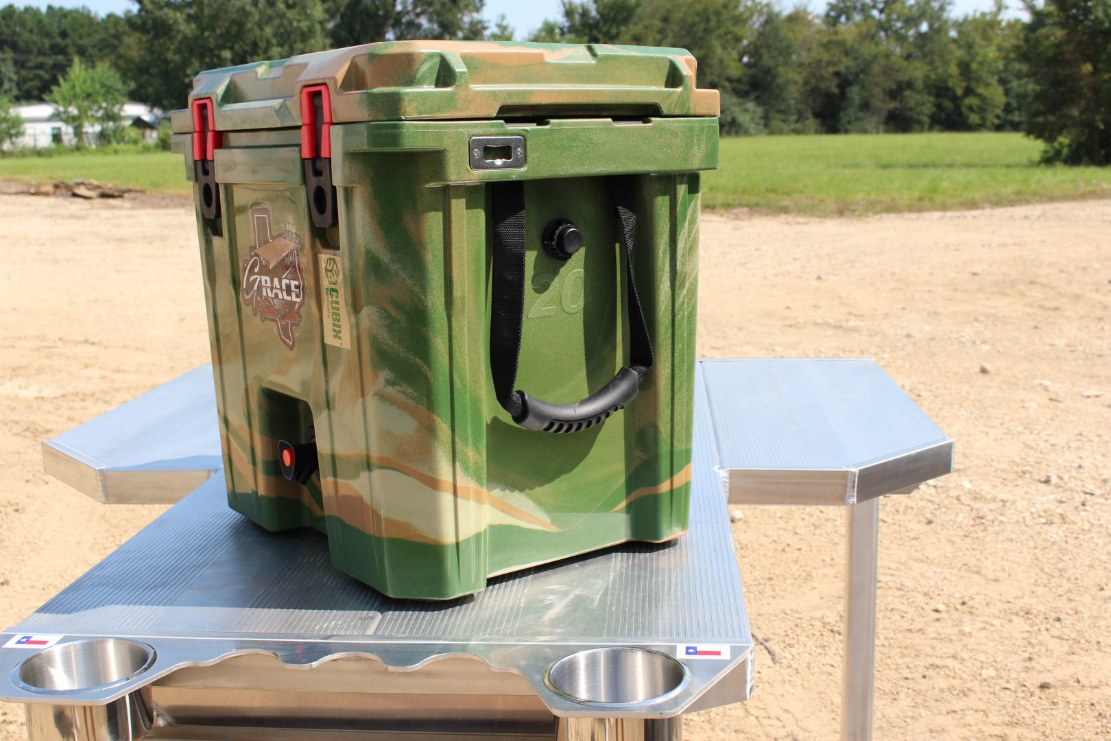 New 2025 Cubix Outdoors 5 Gallon, 2-in-1 Beverage Dispenser/Cooler - QuadraX Hard Cooler Accessories