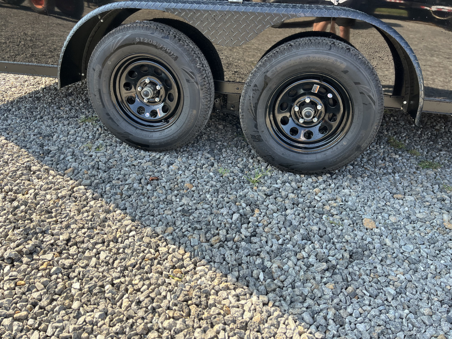 New 2026 Spartan 7X16 Enclosed Trailer, 7K GVWR, Preferred Package, Polycor, Blackout